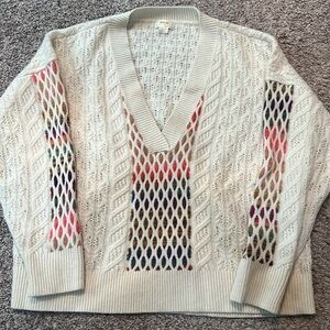 Like new Maeve Anthropologie cable knit sweater XL